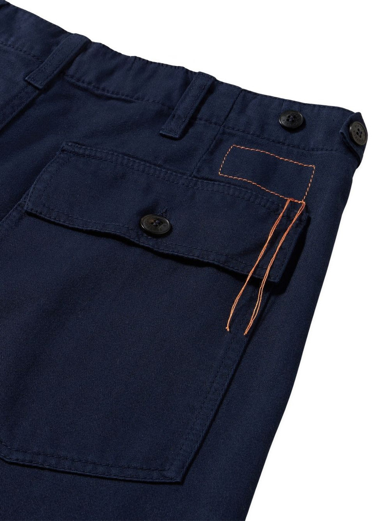 Newfatigue patch-pocket herringbone trousers 4
