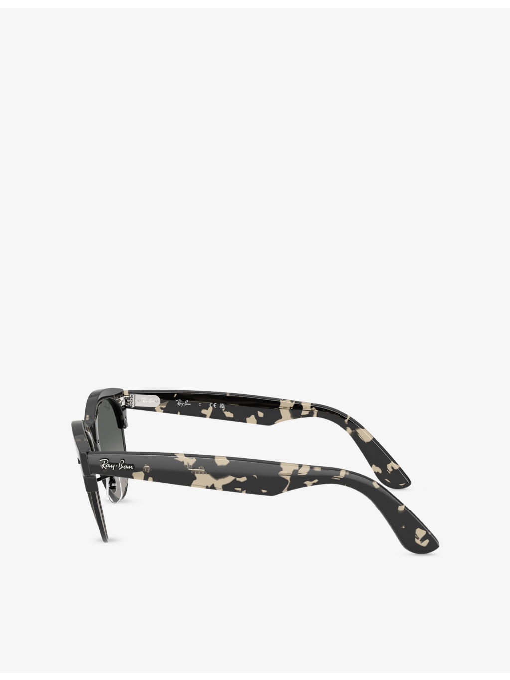 RB2341 Clubmaster Way Square-Frame Propionate Sunglasses - 3