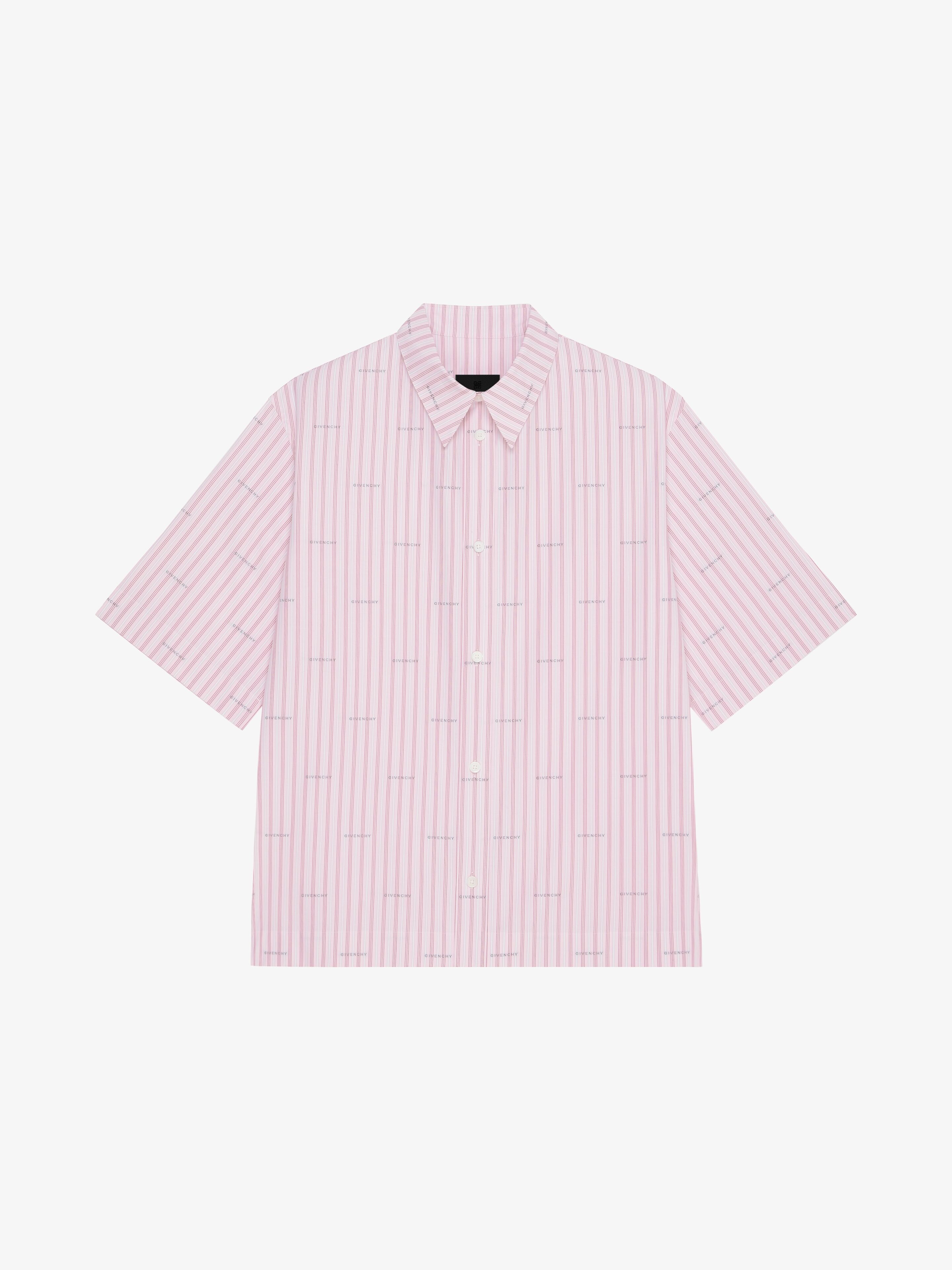 GIVENCHY BOXY FIT SHIRT IN POPLIN WITH STRIPES - 1