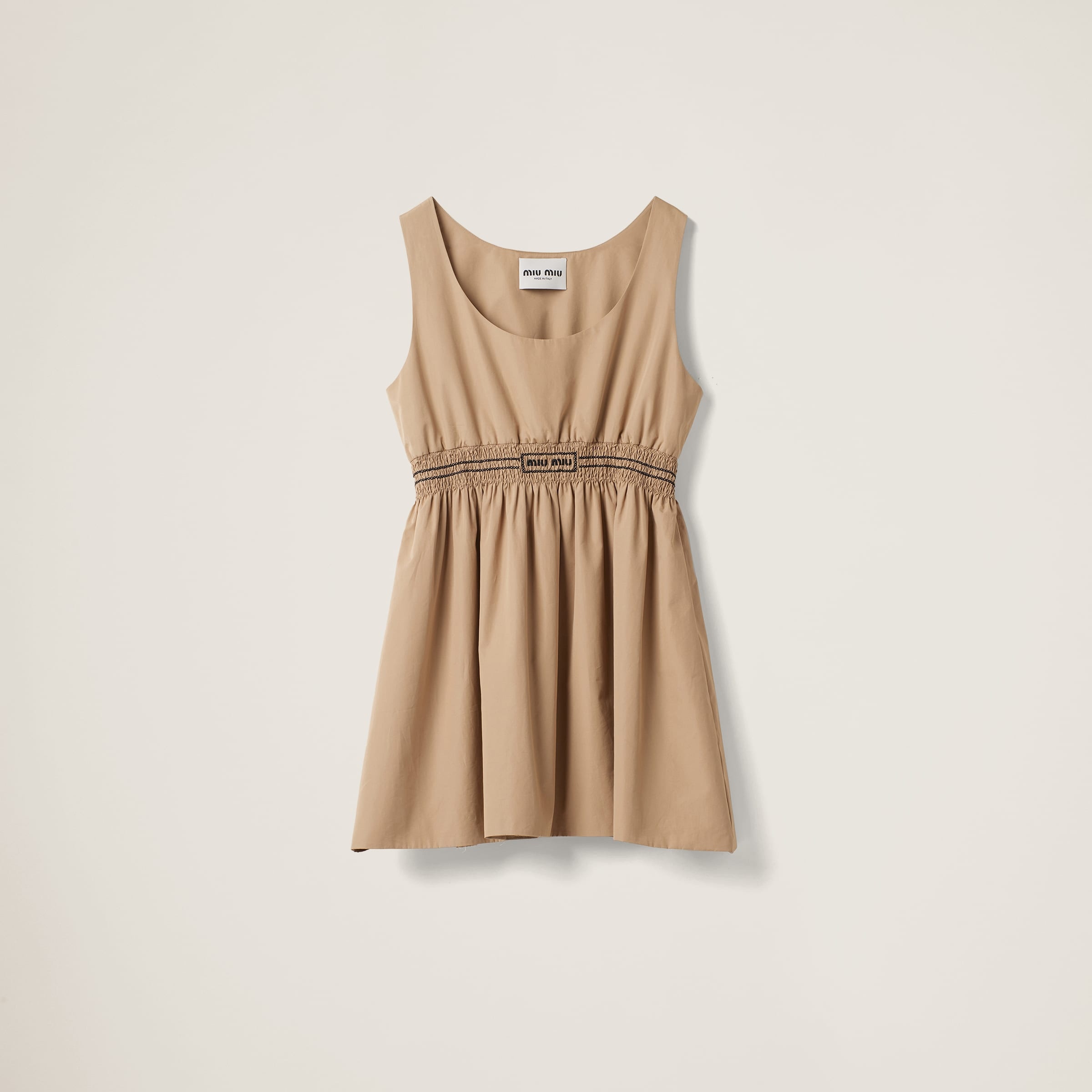 Poplin mini-dress - 1