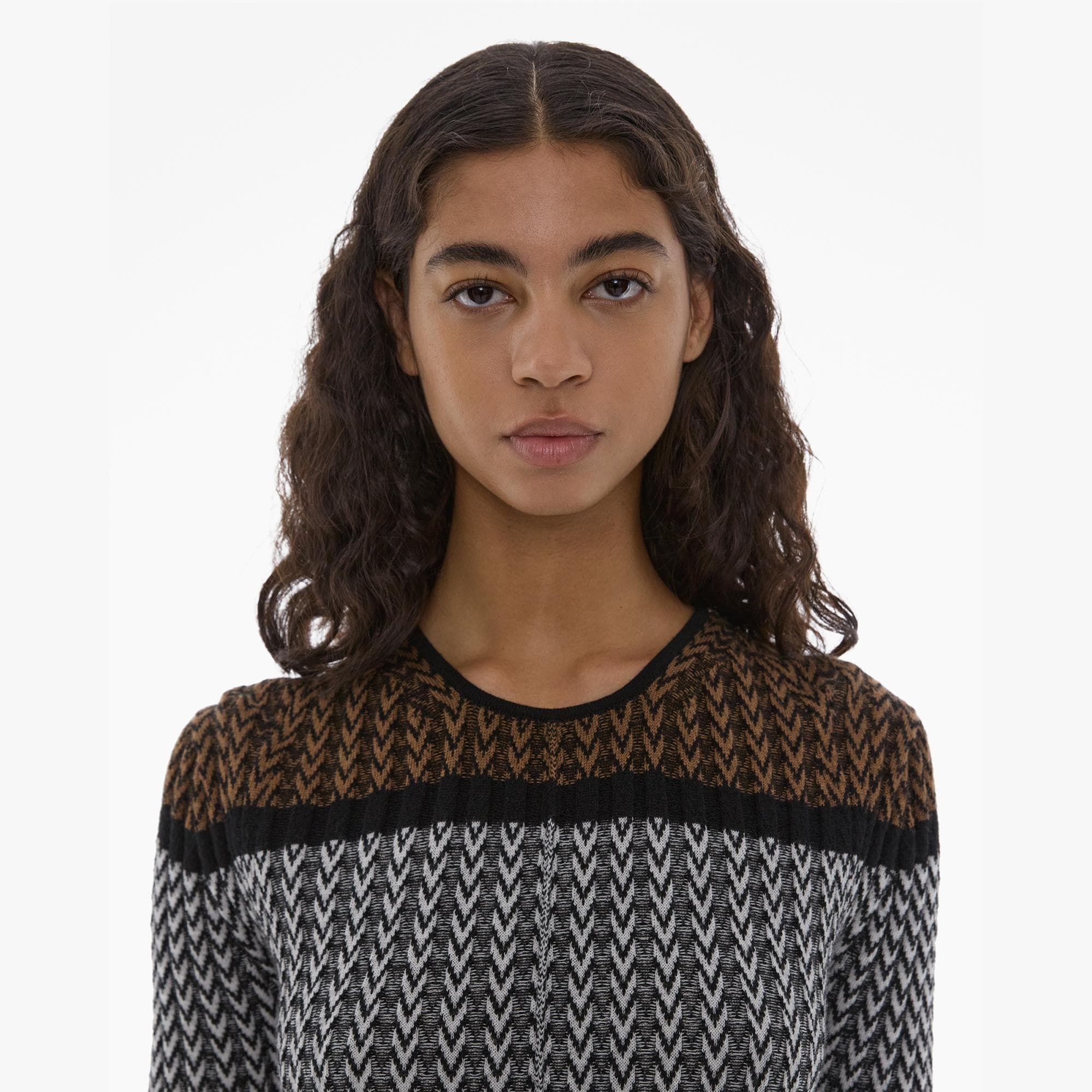 RIB KNIT CREWNECK SWEATER - 7