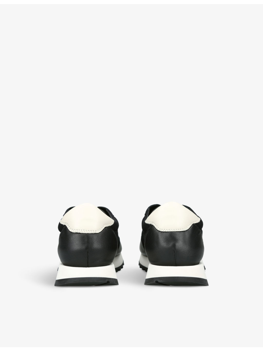 Owen Runner panelled leather and suede low-top trainers - 4
