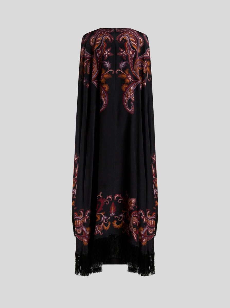 PRINTED SILK DRESS - 5