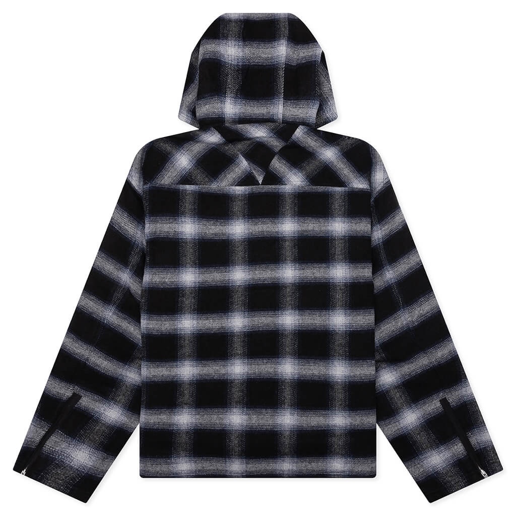 HOODED OVER SHIRT - MIDNIGHT NAVY - 2