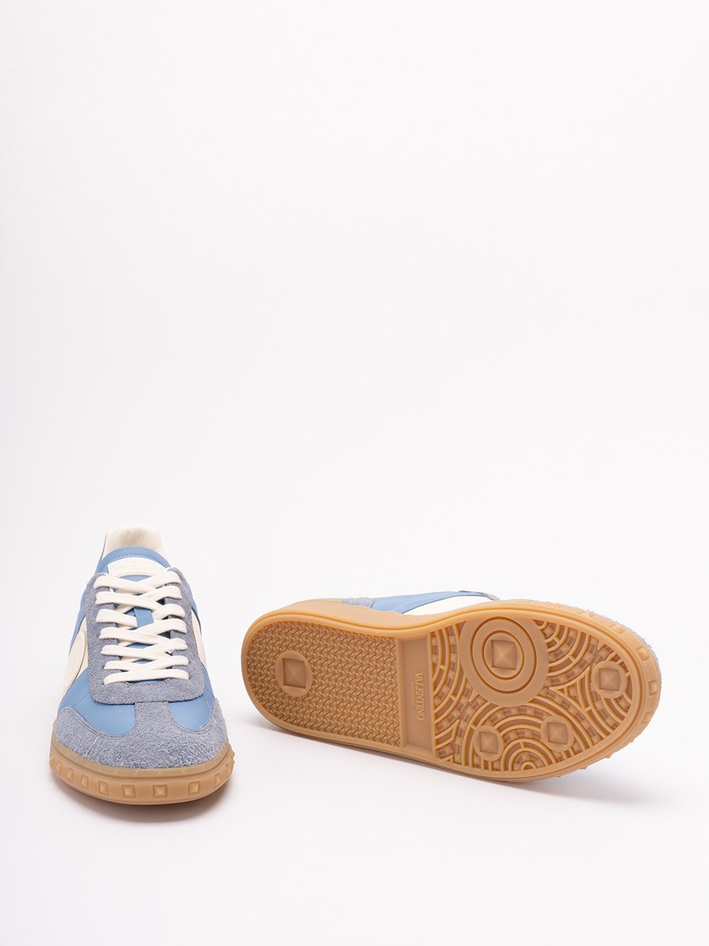 `Upvillage` Leather Sneakers - 4