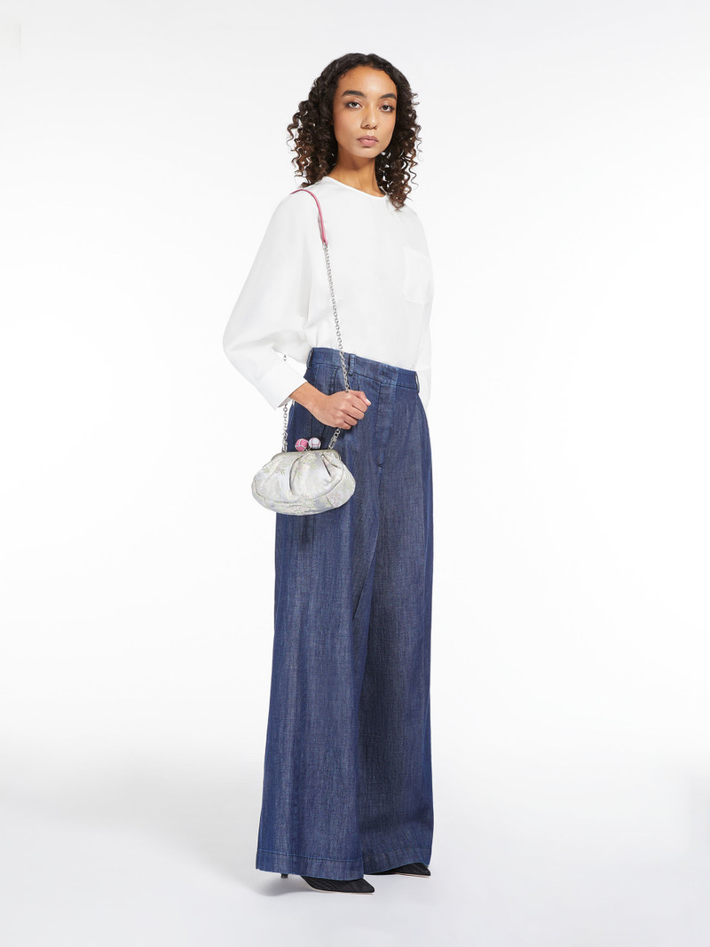 JPNTREASURESS2 Small jacquard silk Pasticcino Bag 7