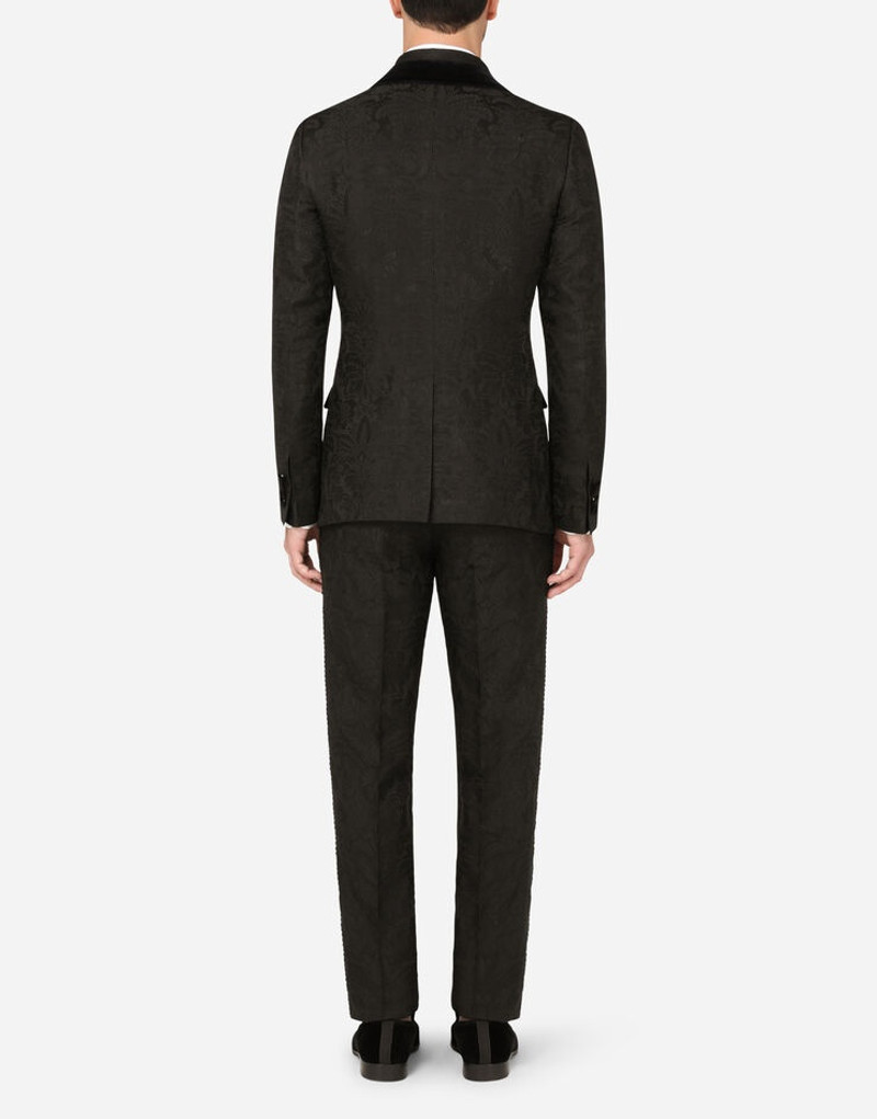 Dolce & Gabbana Ornamental jacquard Martini-fit suit outlook