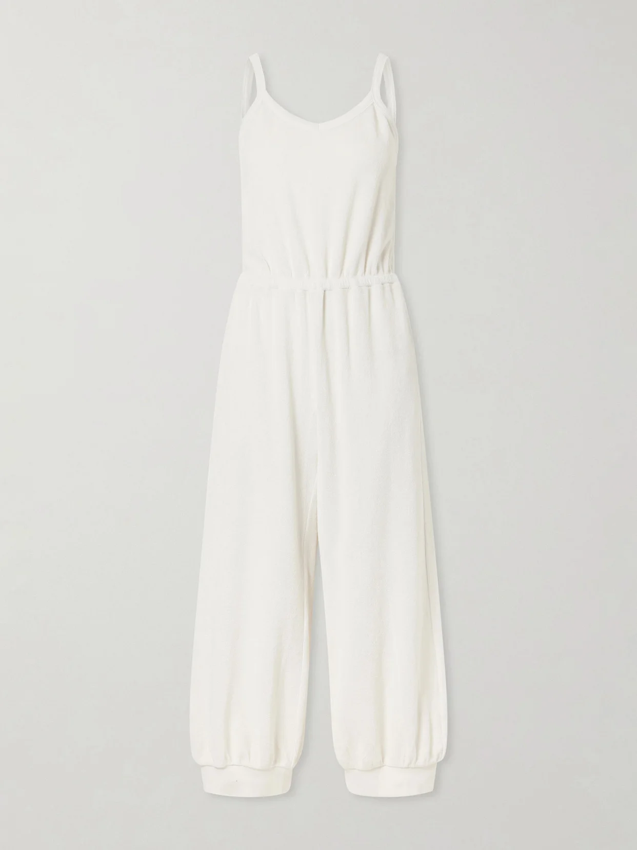 Giorgi Cotton-blend Terry Jumpsuit - 1