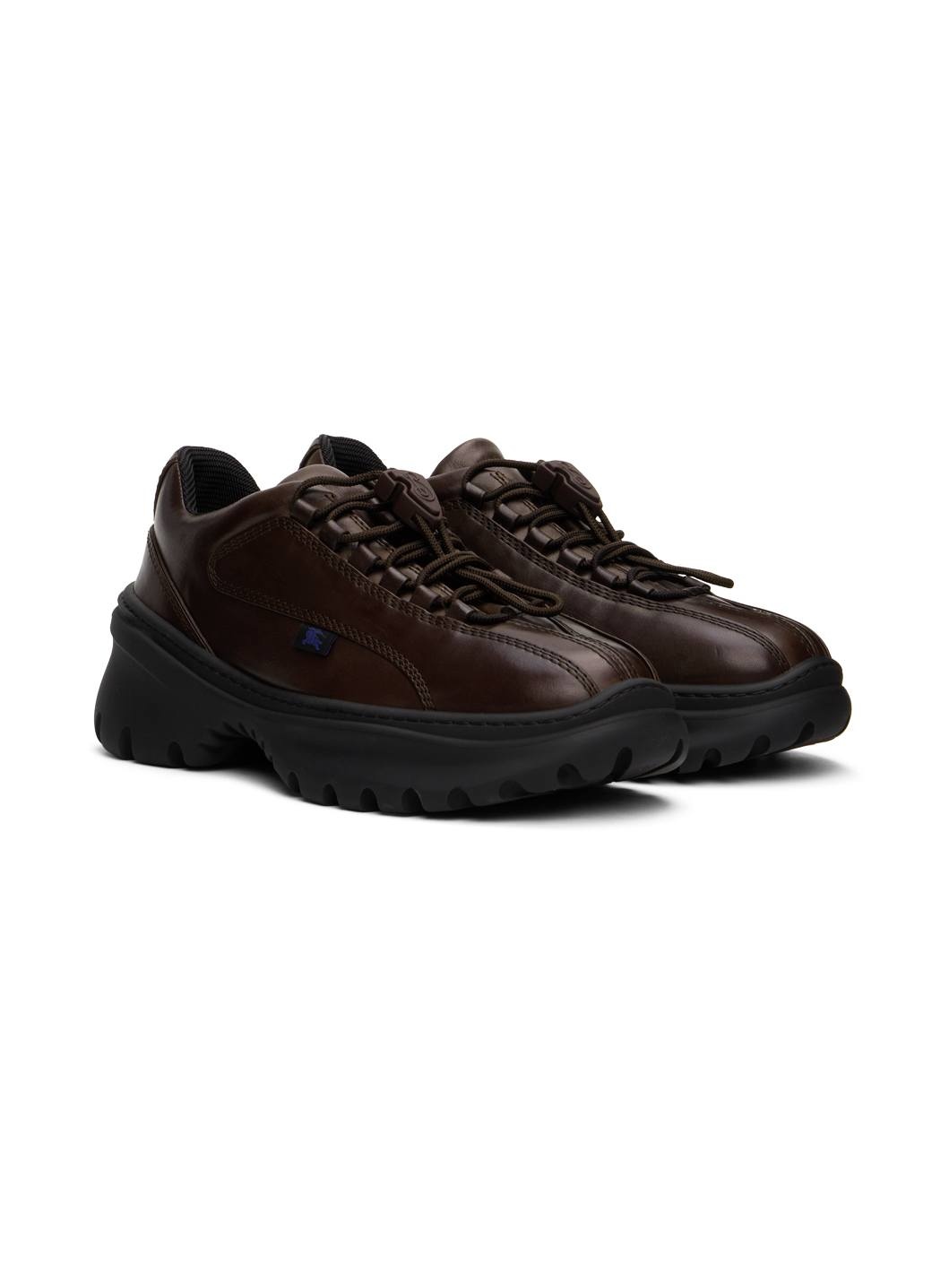 Brown Leather Scoot Derbys - 4