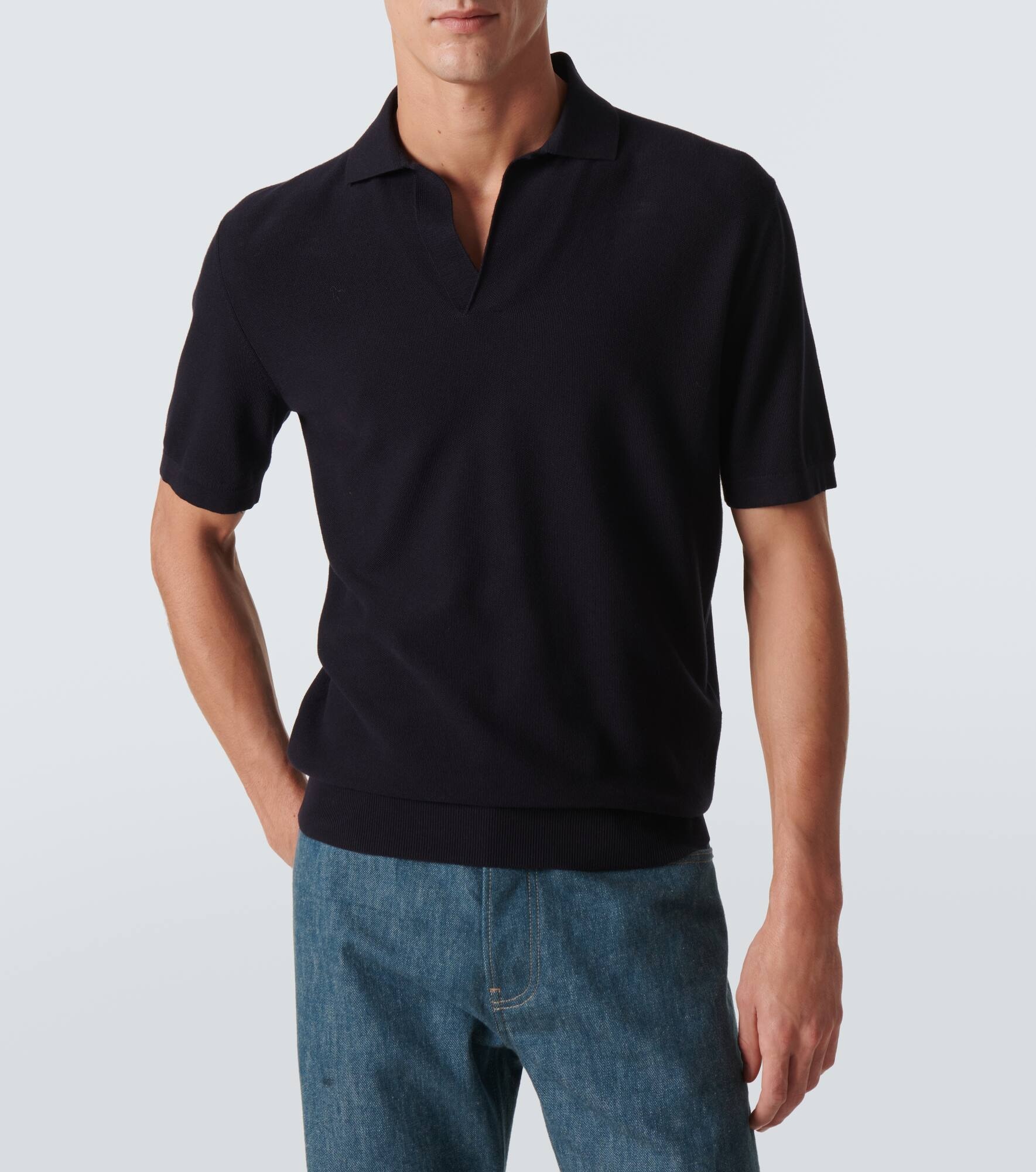Walkery cotton and silk polo shirt - 3