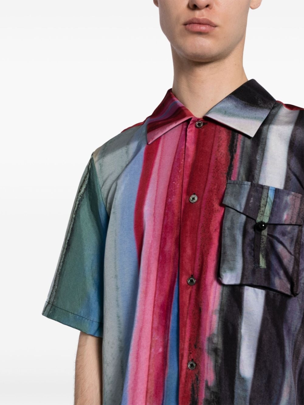striped cotton shirt - 5