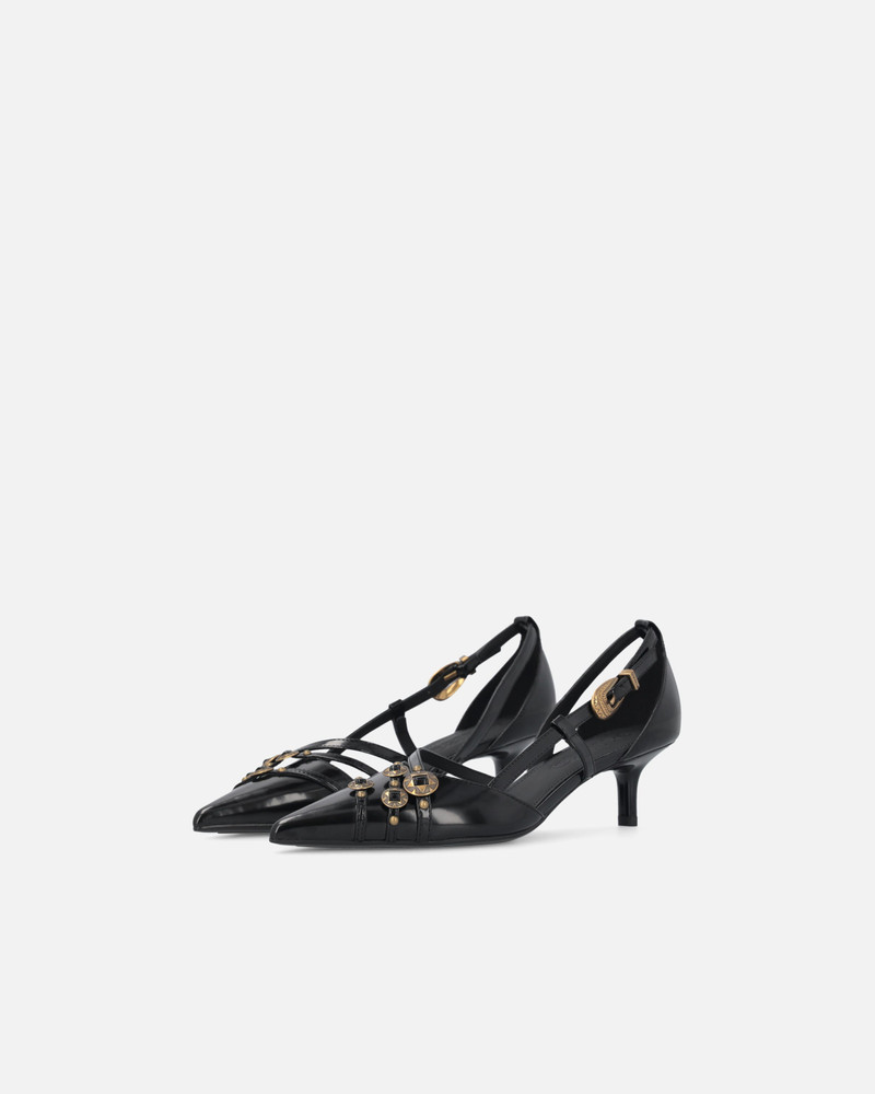PUMPS WITH STRAPS AND JEWEL STUDS 6