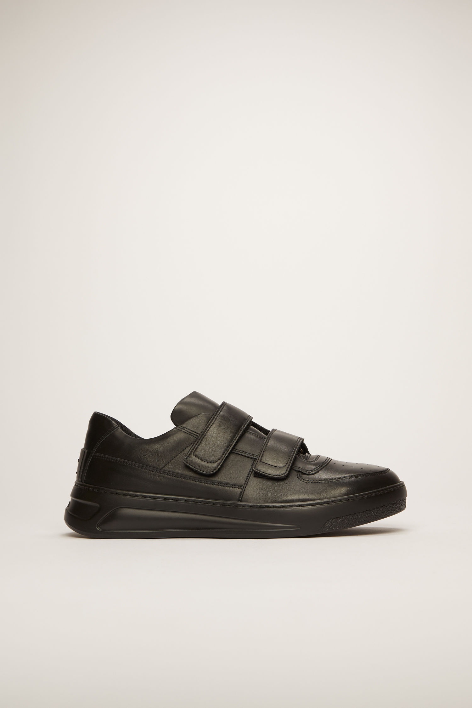 Velcro-strap sneakers black/black - 1