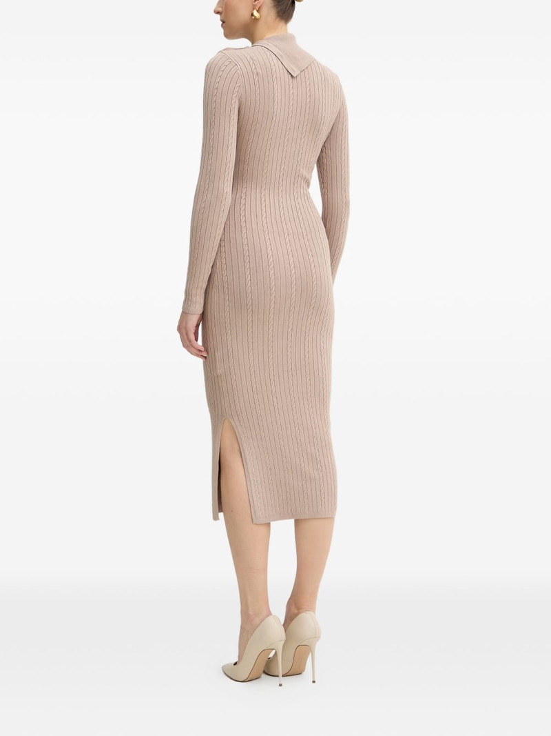 cable-knit midi dress 3