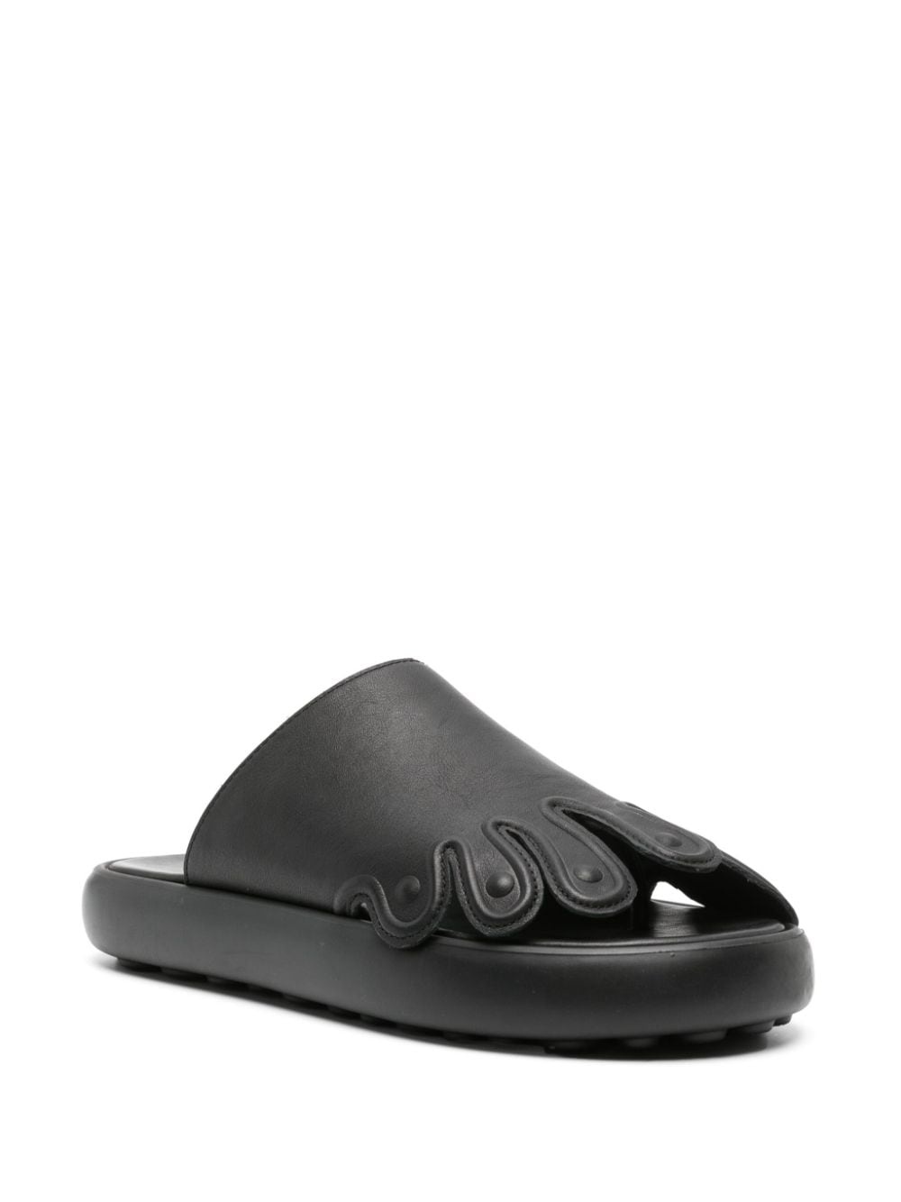Pelotas Flota toes-shaped leather slides - 2