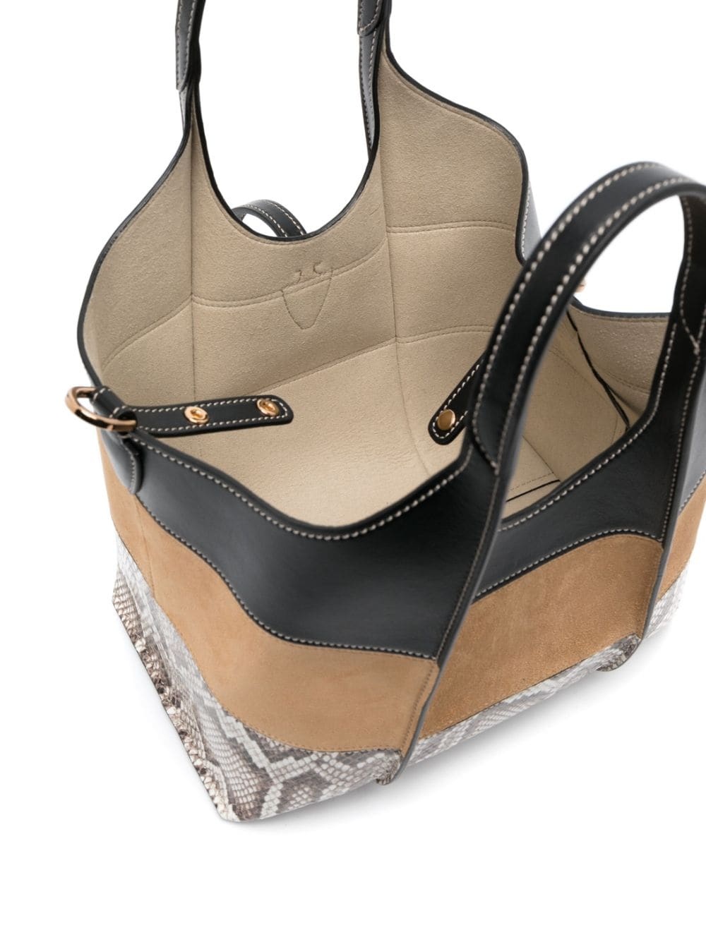 Timeless snakeskin print tote bag - 6