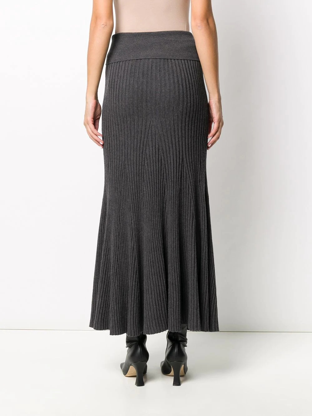 ribbed wool skirt - 4