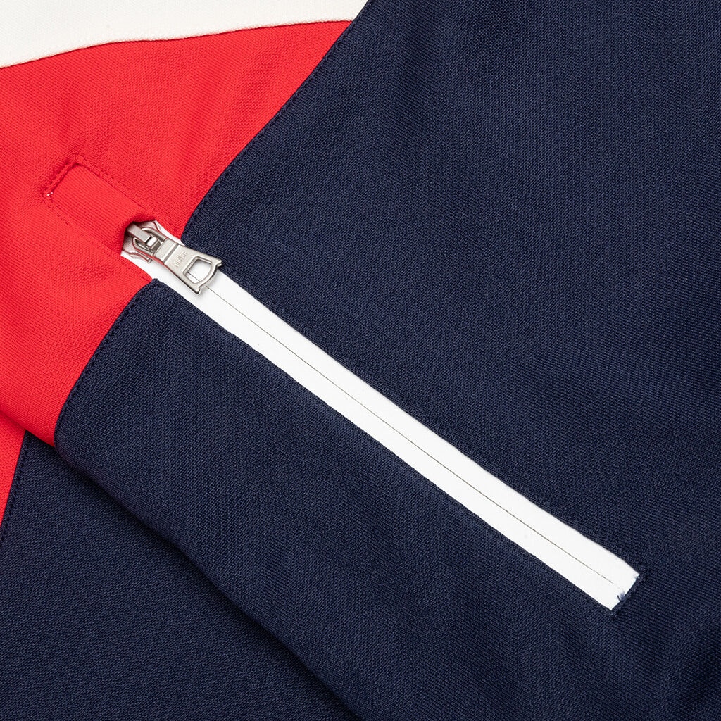 PALM ANGELS V COLORBLOCK TRACK JACKET - NAVY BLUE - 5