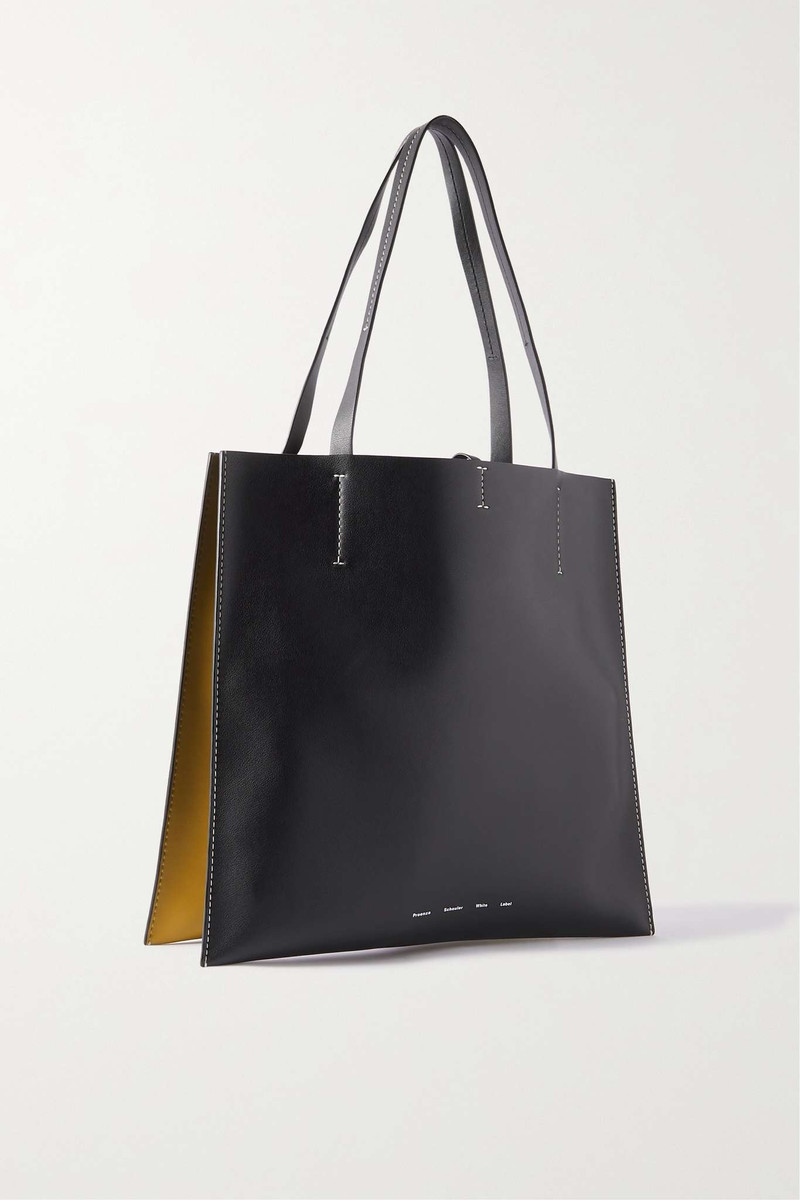 Twin leather tote 1