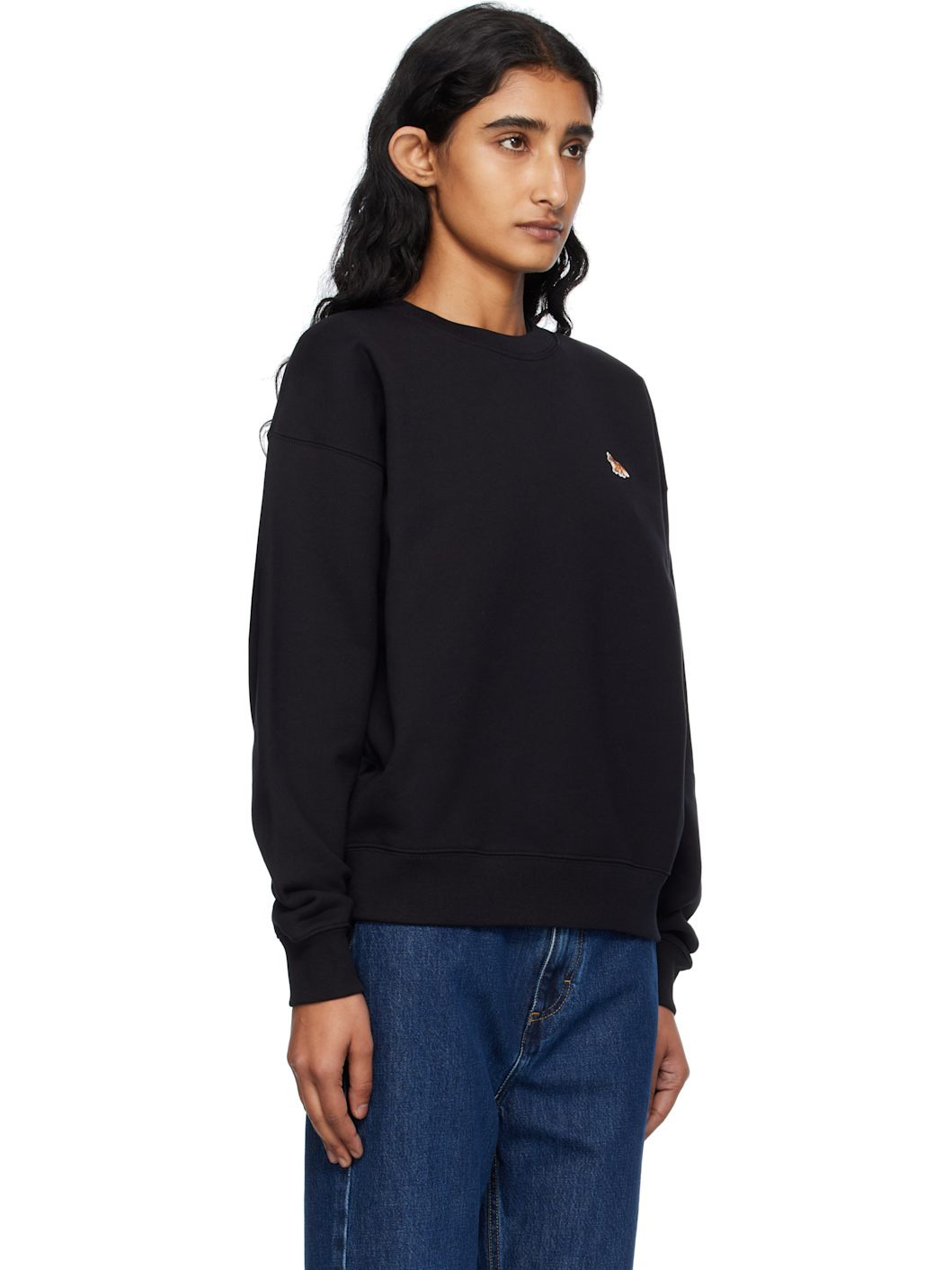 Black 'Baby Fox' Comfort Sweatshirt - 2