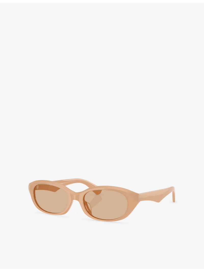 Burberry BE4447D Oval-Frame Acetate Sunglasses outlook