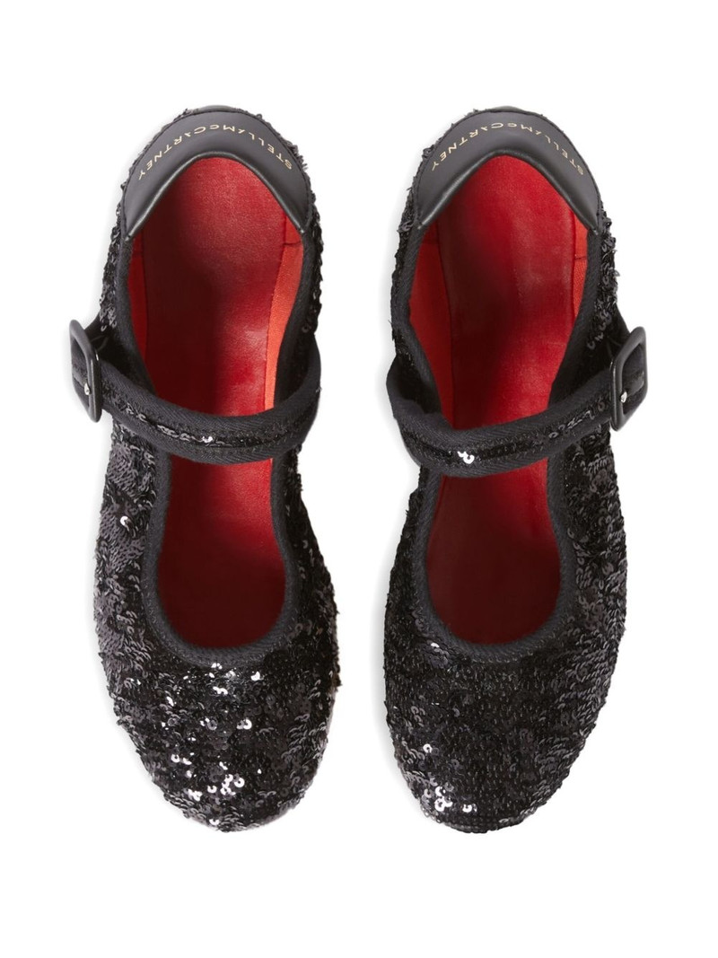sequinned ballet flats 4