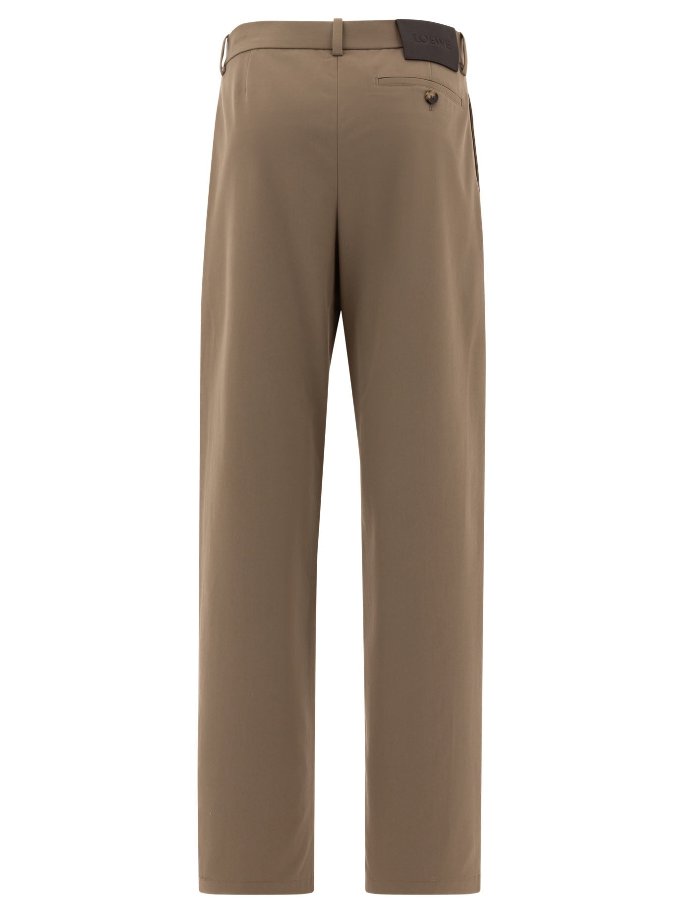 Loewe Cotton And Silk Trousers - 2