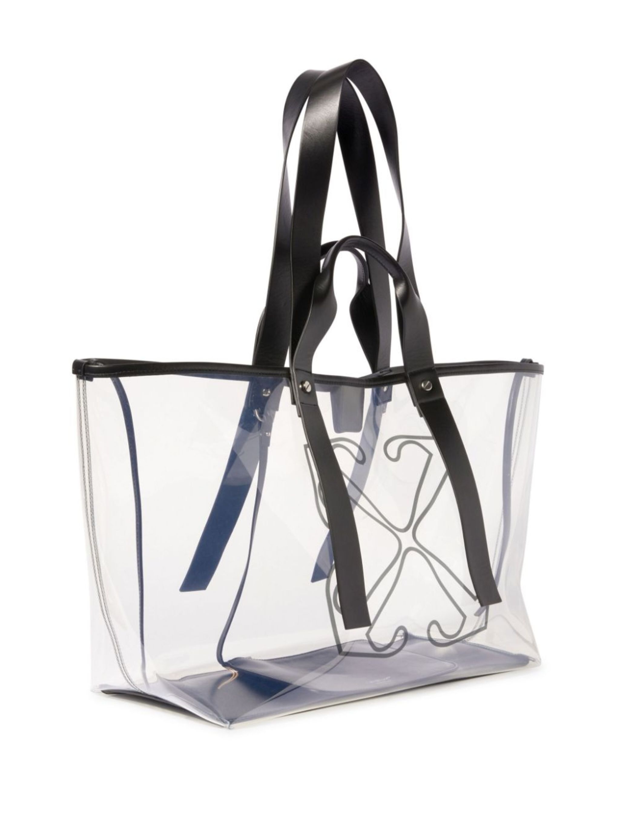 OFF-WHITE Arrows Tote Bag Black White