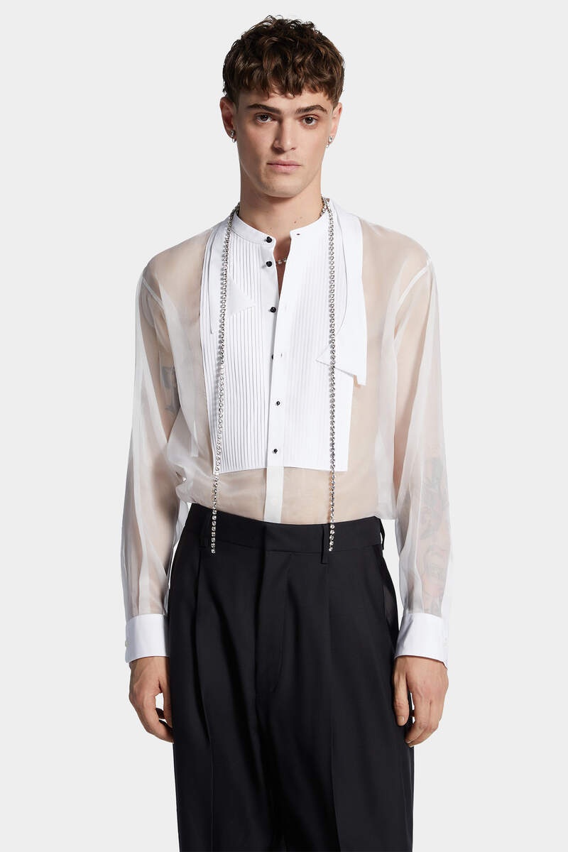 BOWTIE DROPPED SHOULDER SHIRT - 3