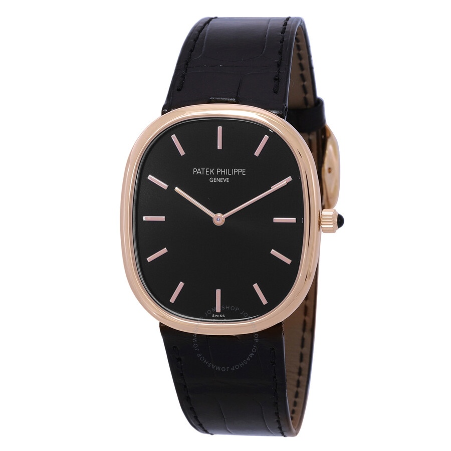 Patek Philippe Golden Ellipse Automatic Black Dial Men's Watch 5738R-001 - 2