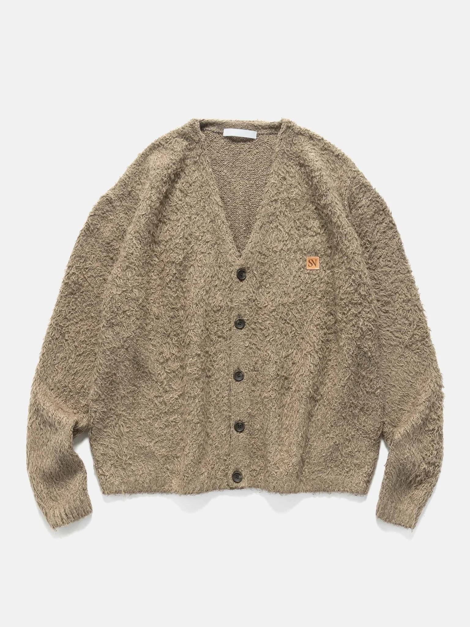 Troll Knit Cardigan Beige - 1