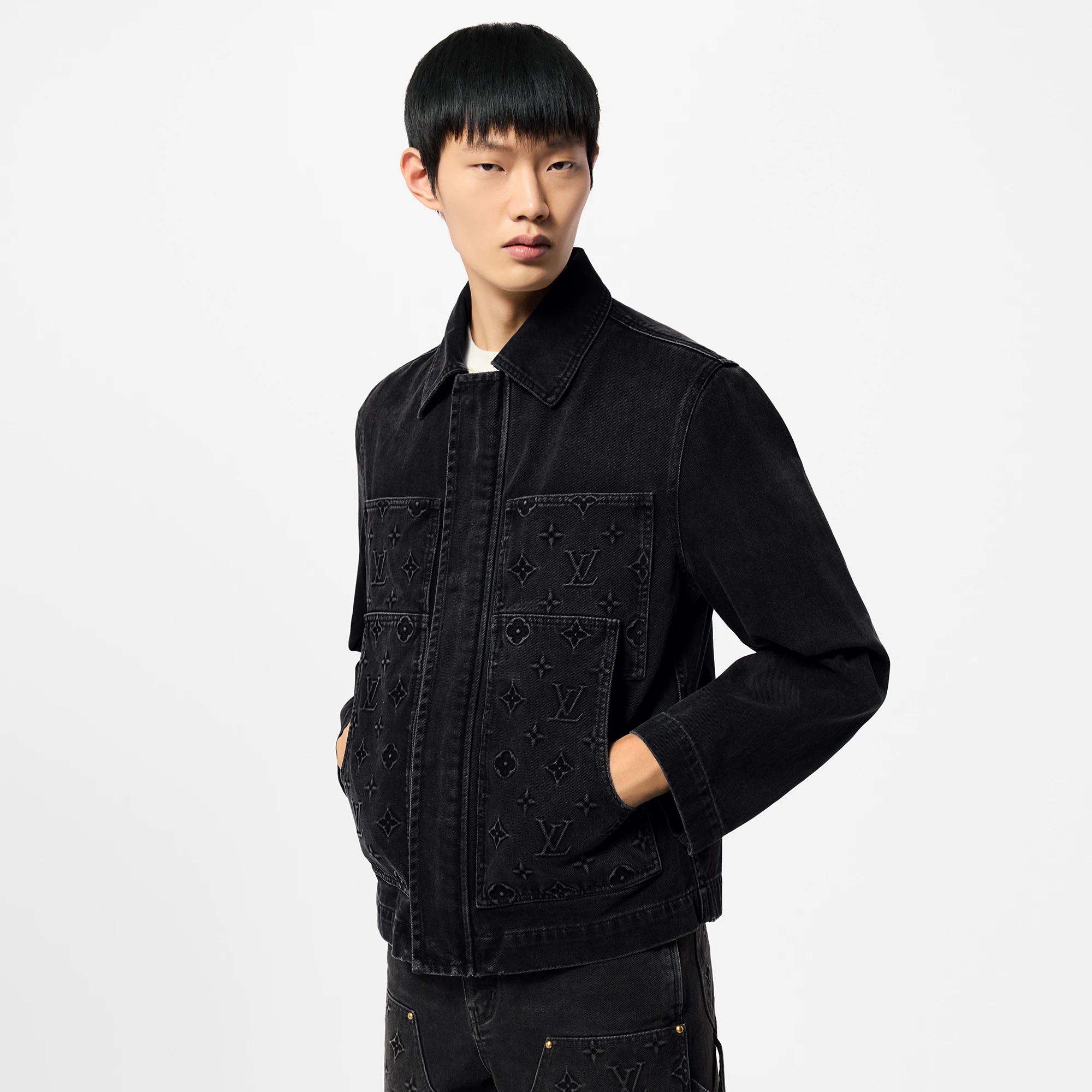 ジャケット LOUIS VUITTON Double Fastening Denim Jacket Double Fastening Denim Jacket - Ready-to-Wear | LOUIS VUITTON
