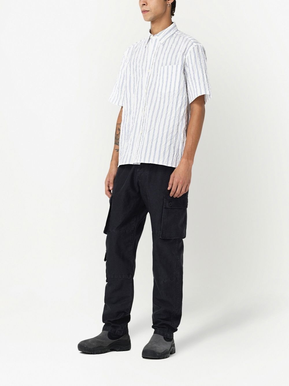side cargo-pocket detail trousers - 2