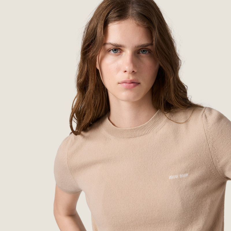 Cashmere and lace jersey 5