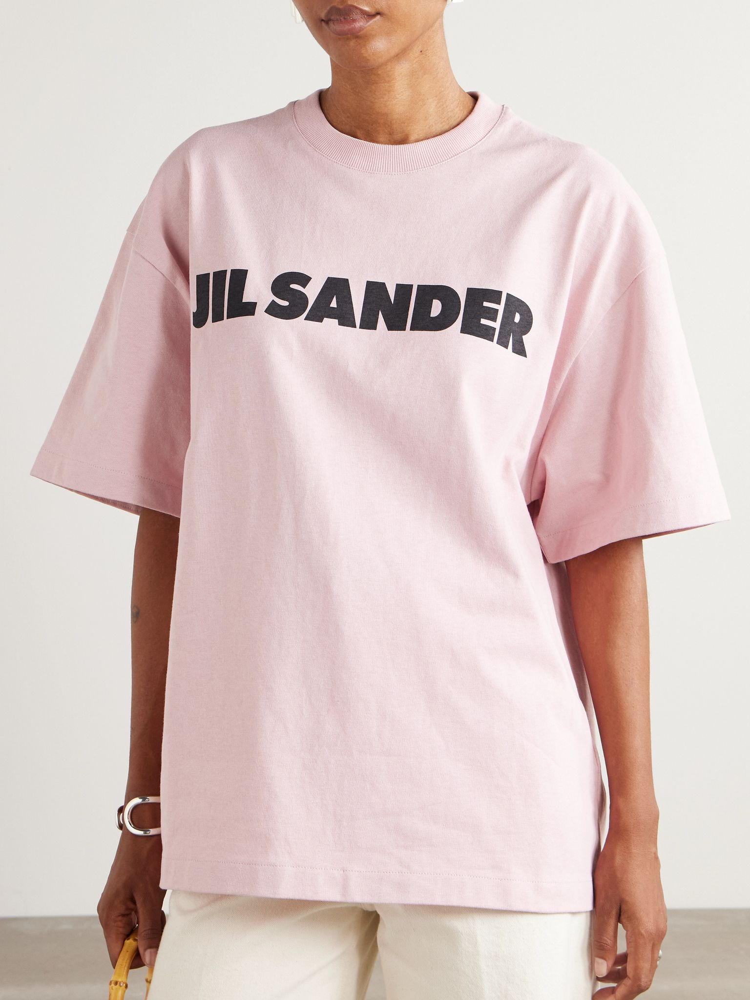 Printed cotton-jersey T-shirt Pink - 3