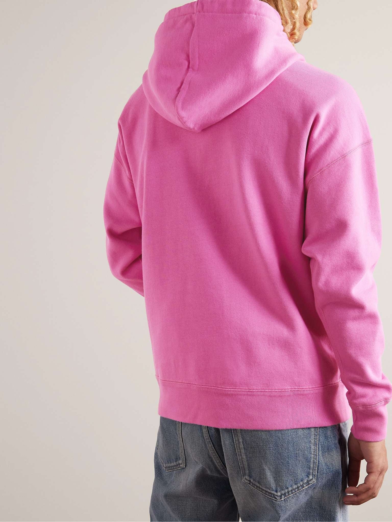 Flash Logo-Print Cotton-Blend Jersey Hoodie - 4