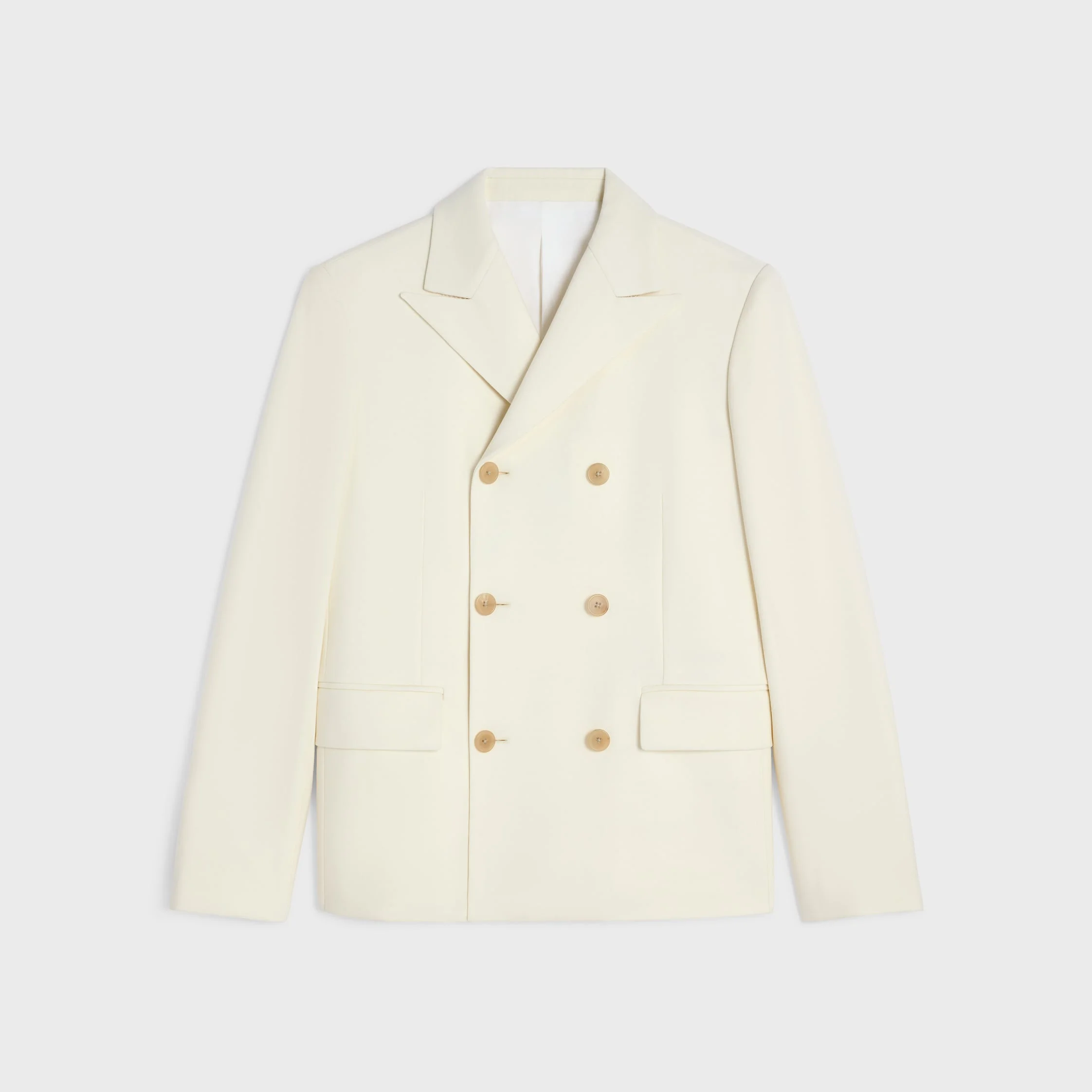 tailored jacket IN stretch wool gabardine - 1