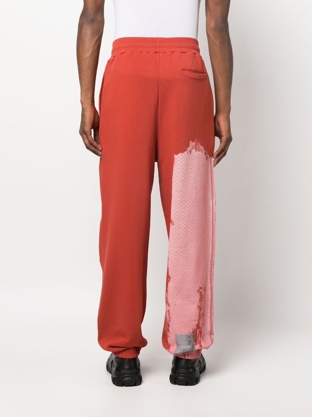 tie-dye pattern track pants - 4