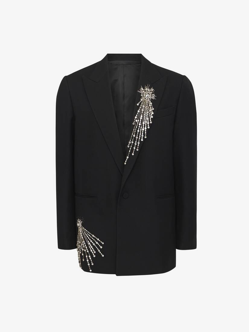 Men's Astral Jewel Single-breasted Jacket in Black - 1