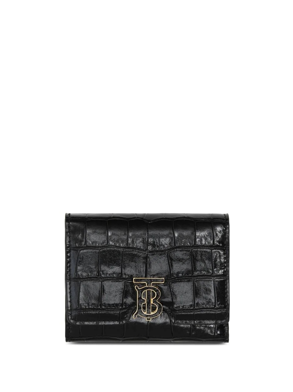 embossed-leather TB wallet - 1