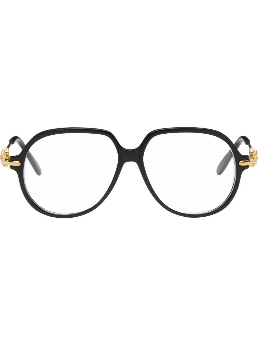 Black Anagram Optical Glasses - 1