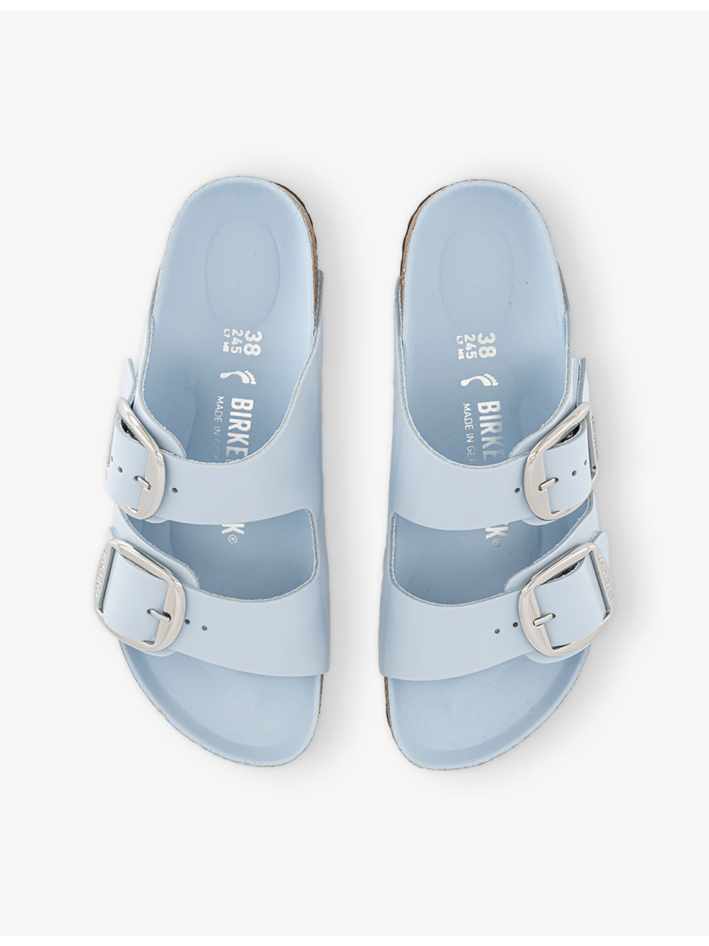 Arizona Big Buckle Leather Sandals - 2