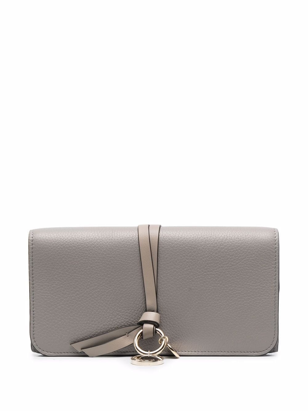 Alphabet textured-leather wallet - 1