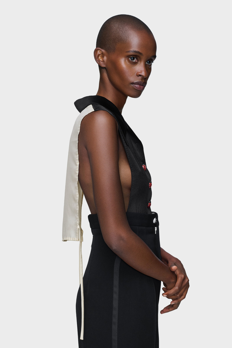 Silk-blend stole top 3