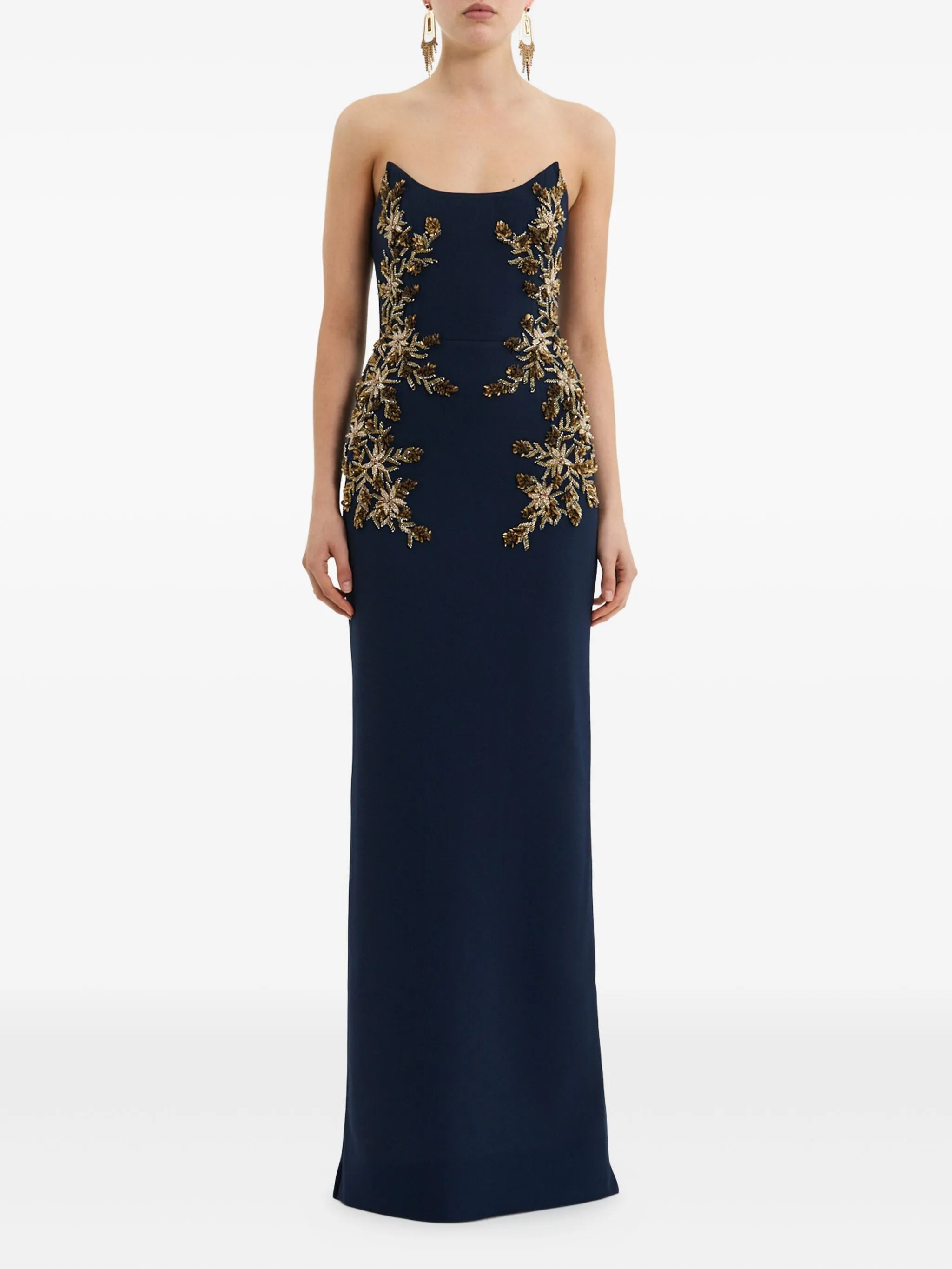 Rebecca Vallance Embellished Strapless Gown - 2