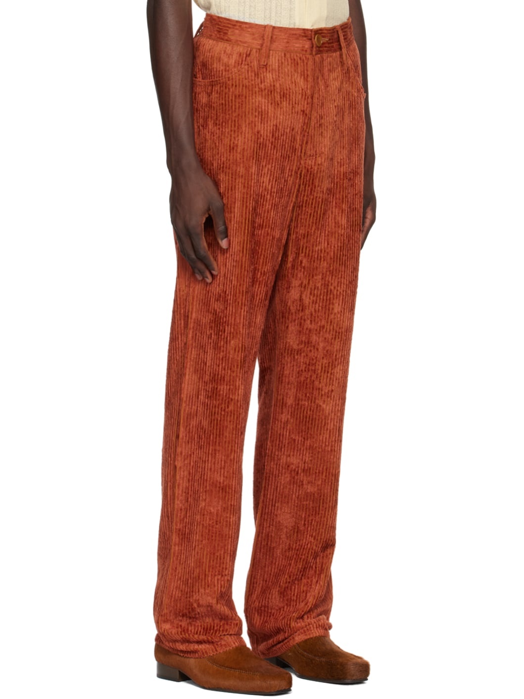 Orange Maceo Trousers - 2