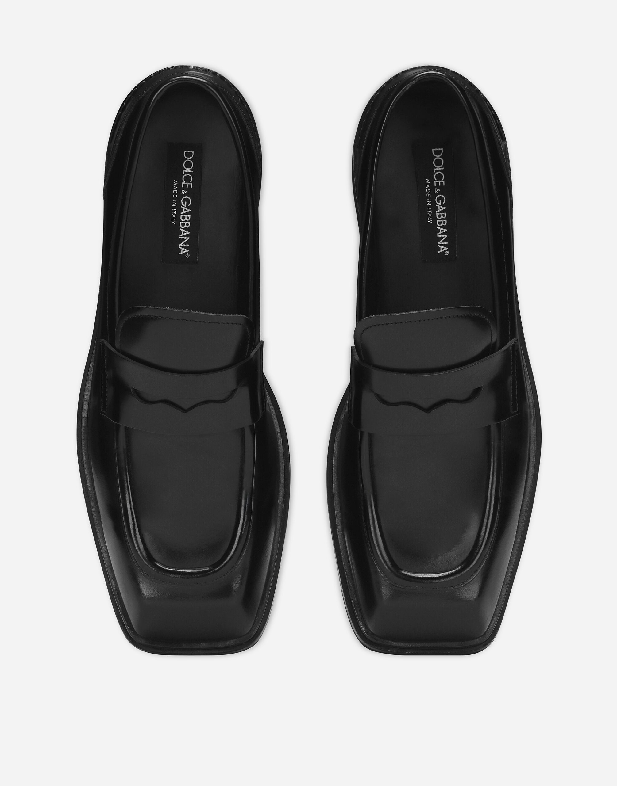 Brushed calfskin loafers - 4