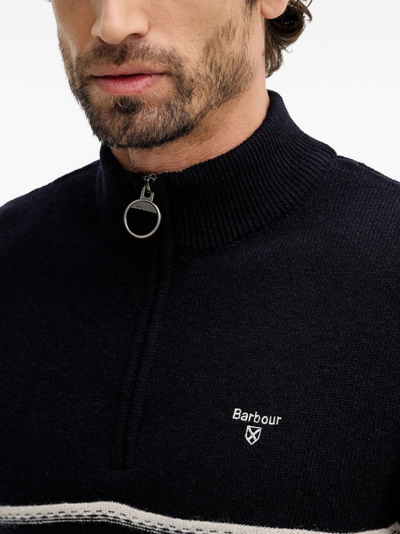 Kepwick striped half-zip sweater 3
