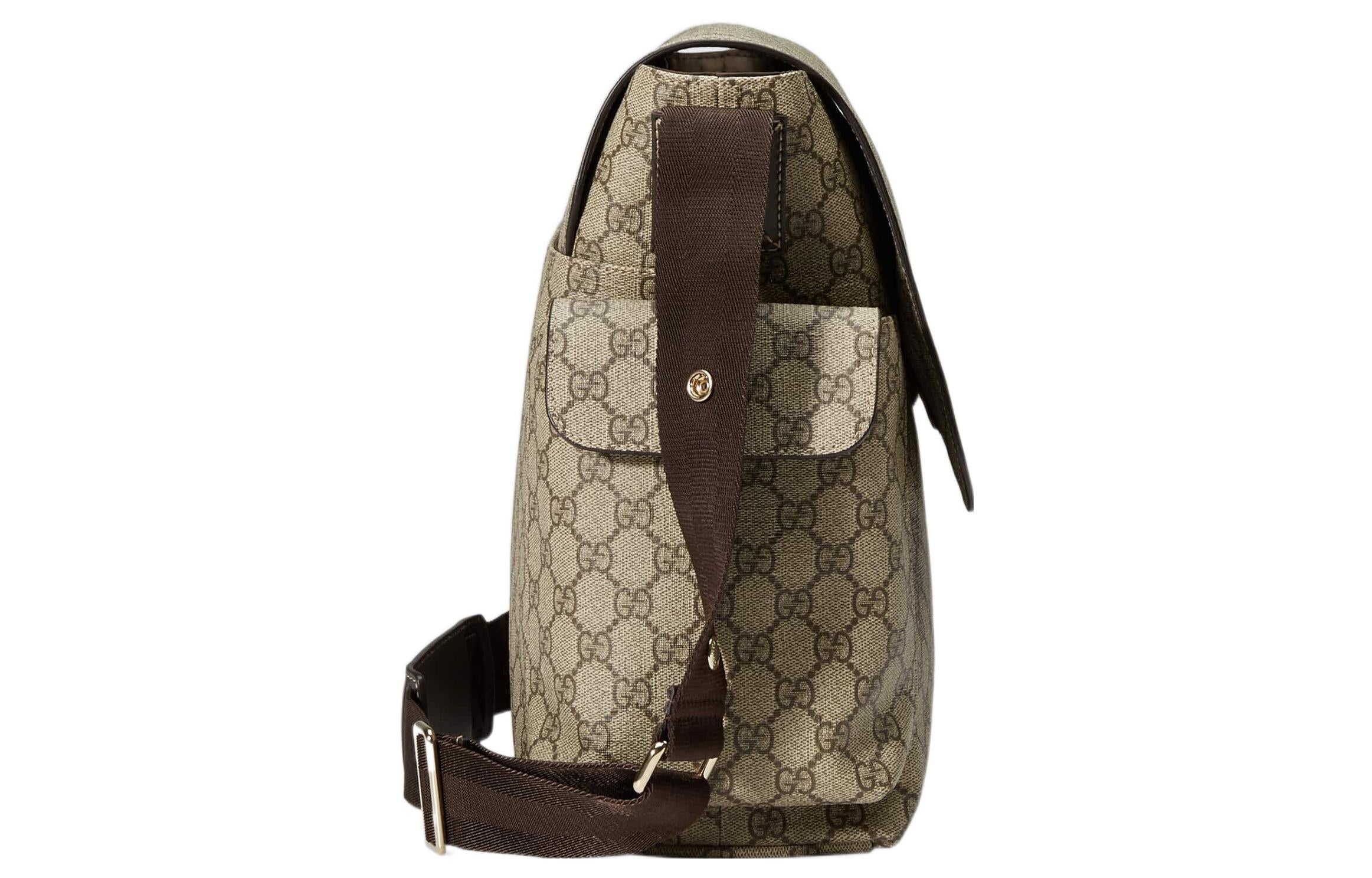 Gucci GG Supreme Plus Diaper Bag 'Beige Brown' 211131-KGDIG-8588 - 3