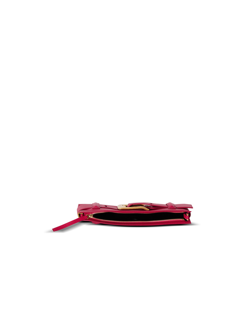 Anthem calfskin leather clutch 6